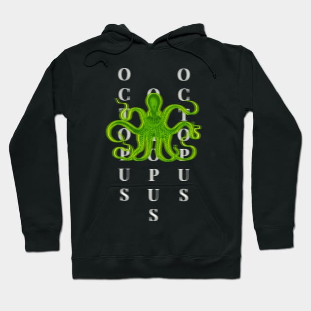 Octopus ghost Hoodie by Phurin Inthasoi